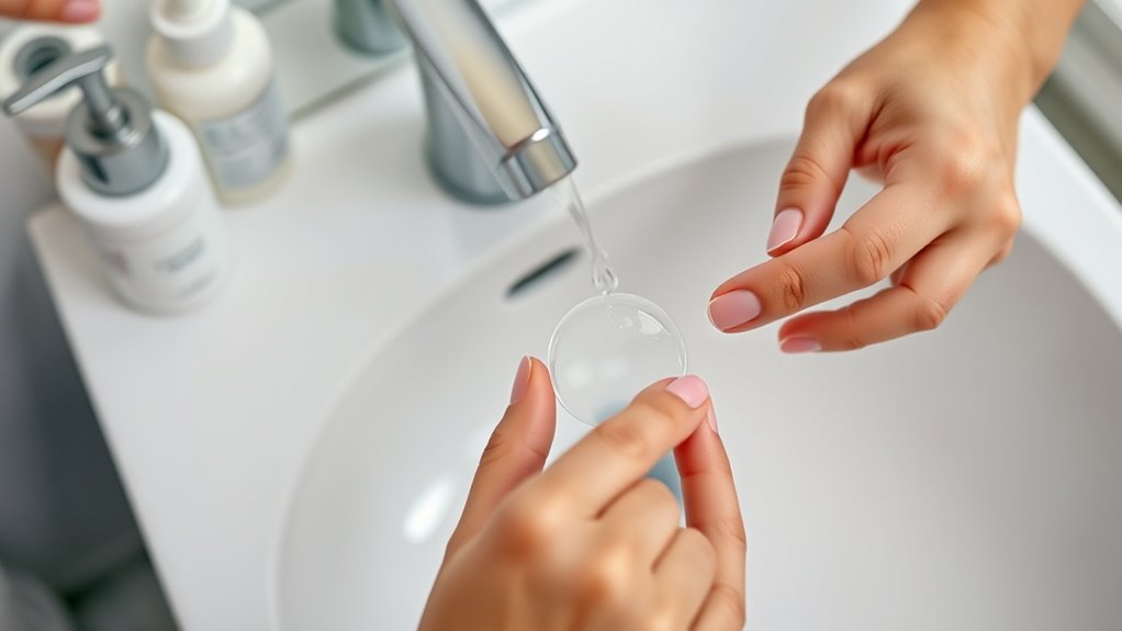 proper contact lens hygiene