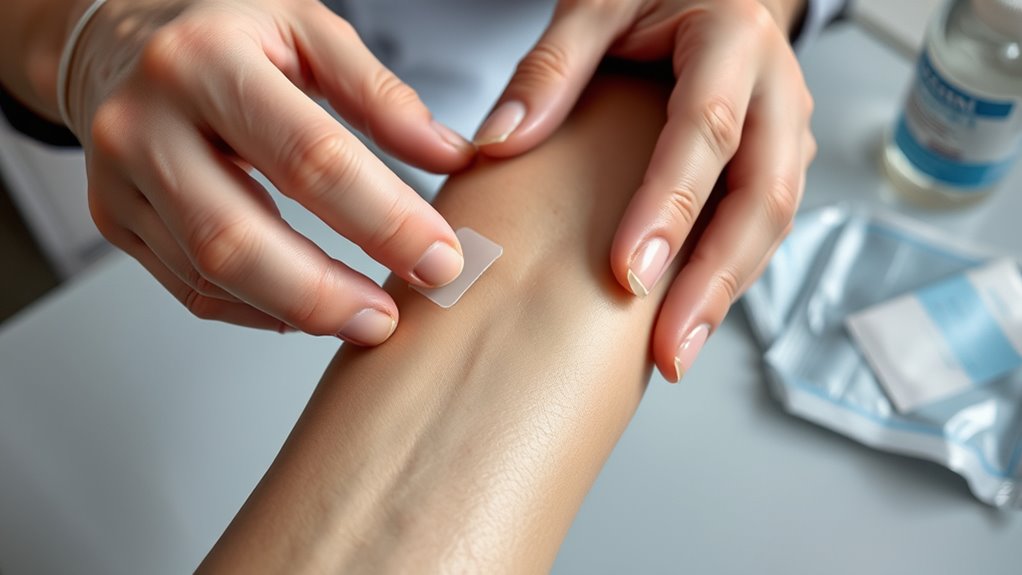 proper patch care routine