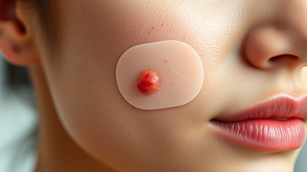 proper pimple patch application