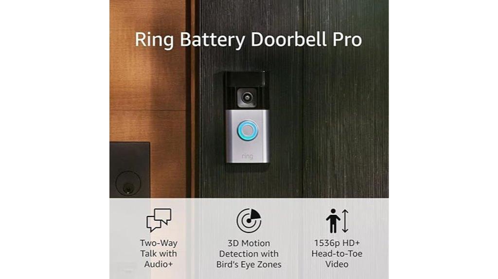 ring pro doorbell features