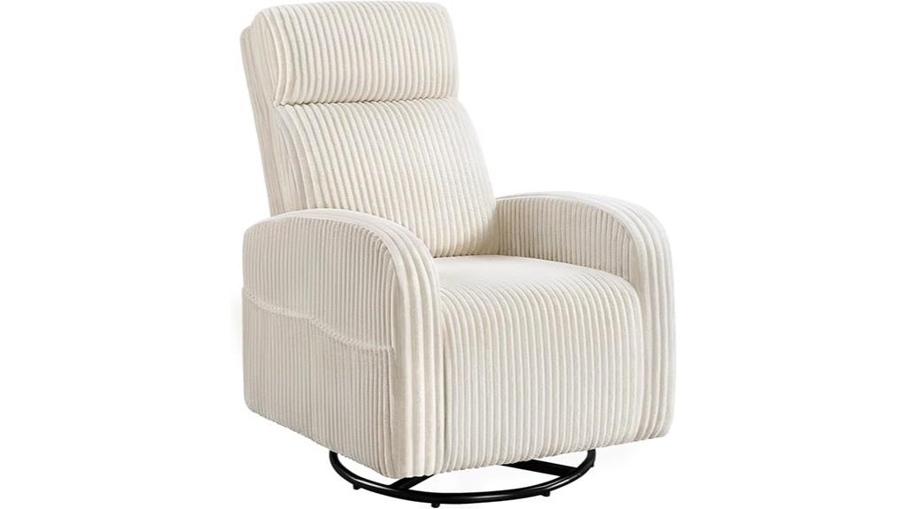 rotatable nursery glider chair