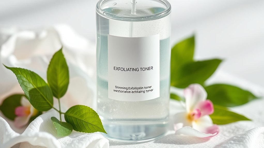 safe exfoliating toner use