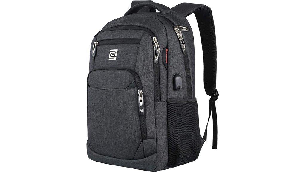 secure slim usb backpack