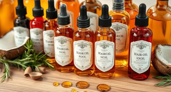 selecting and applying hair oils