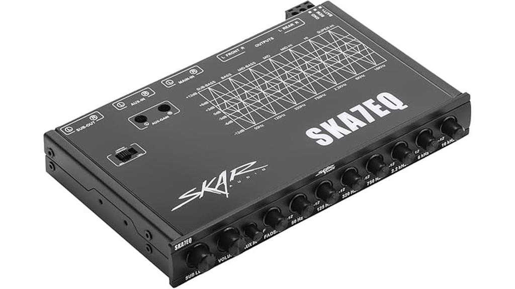 seven band car equalizer