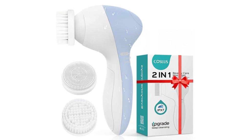 silicone face cleansing brush