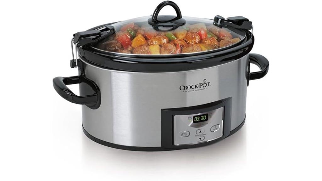 six quart programmable slow cooker