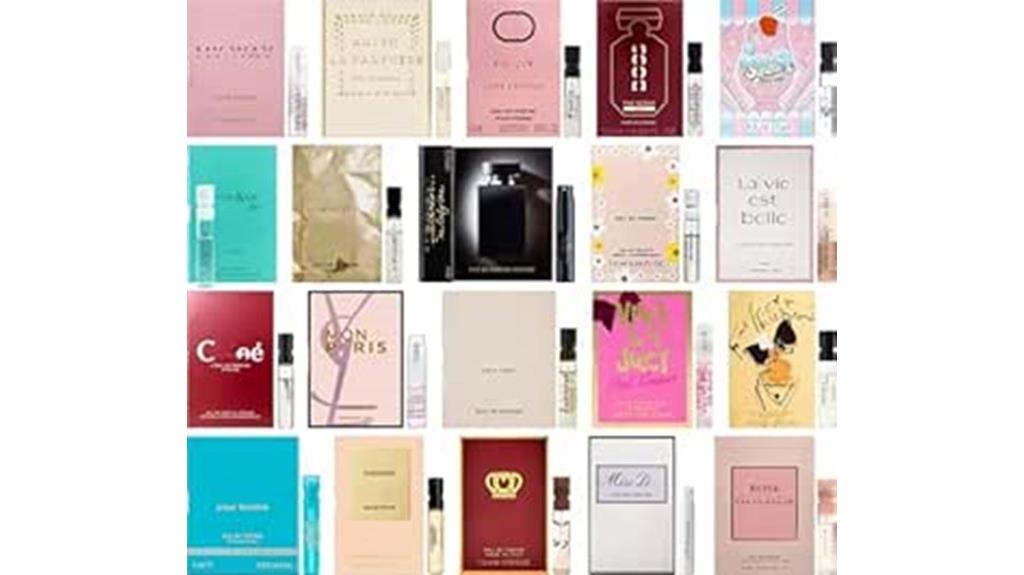 six vial women s perfume set