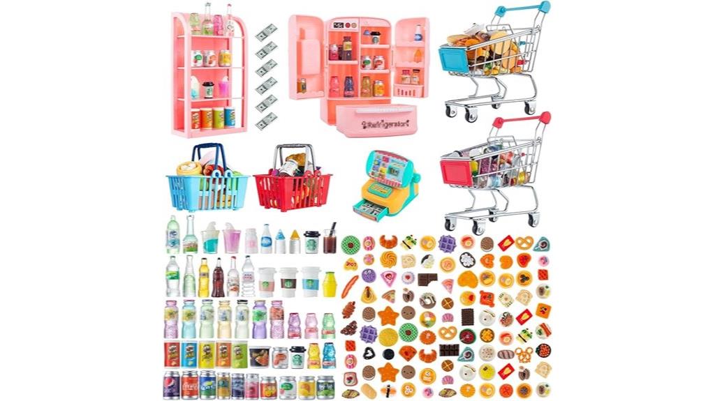 small shopping cart set