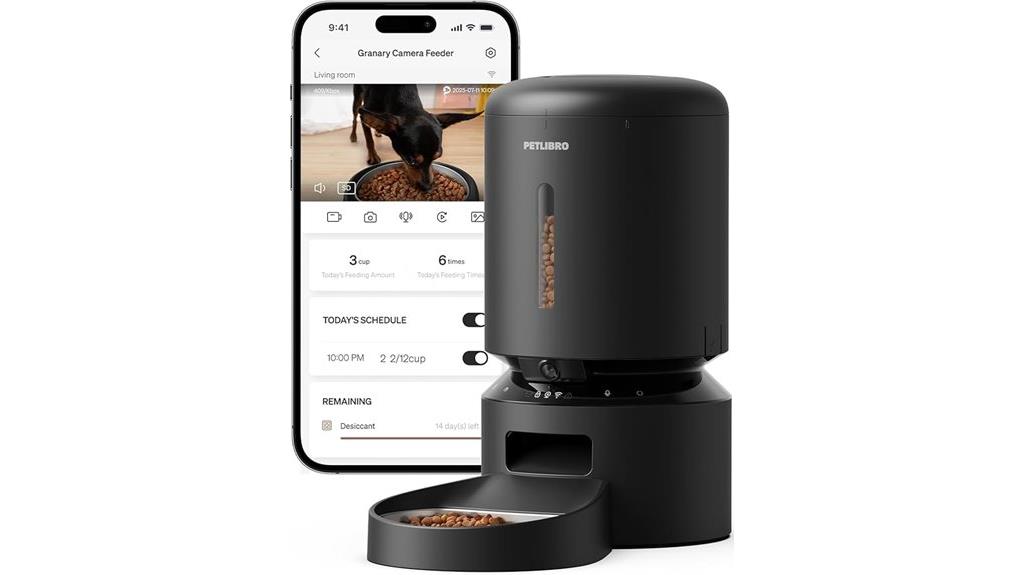 smart camera cat feeder