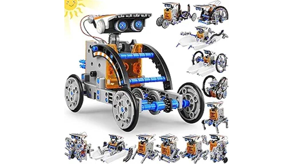 solar powered educational robotics kit