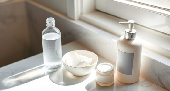 start with cleansing and moisturizing