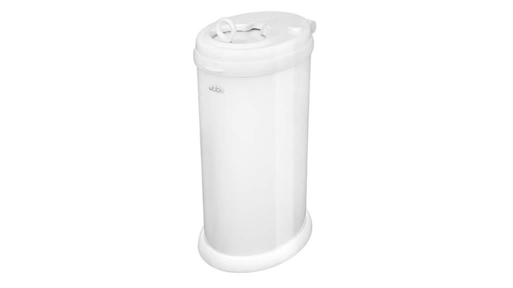 steel diaper pail with odor lock