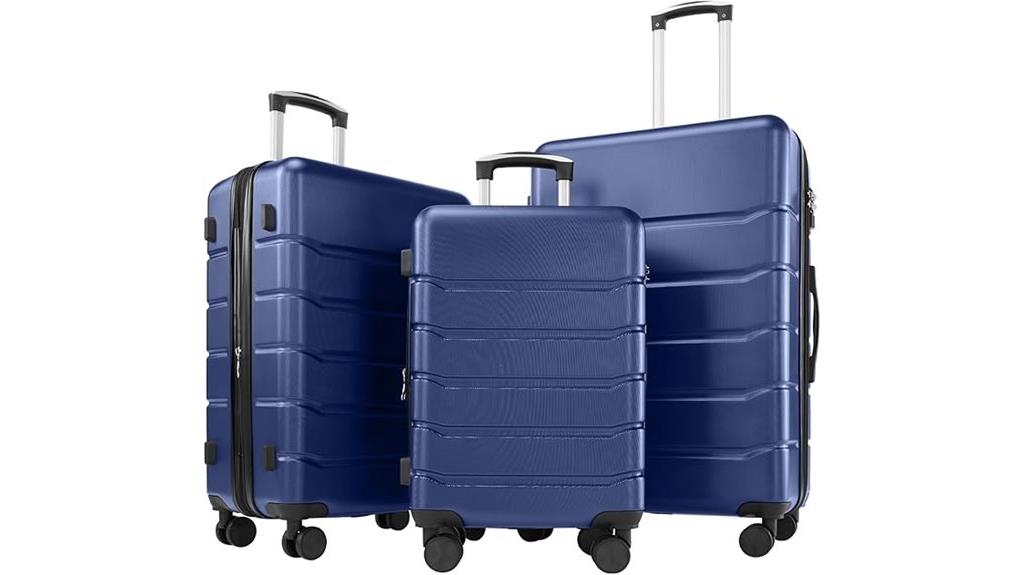 sweetcrispy 3 piece luggage