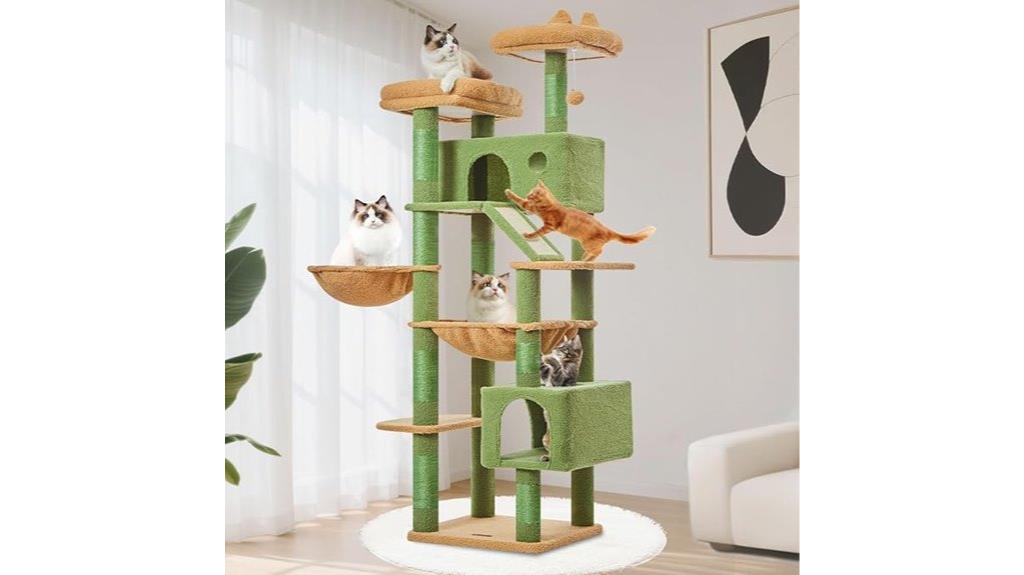 tall indoor cat playground