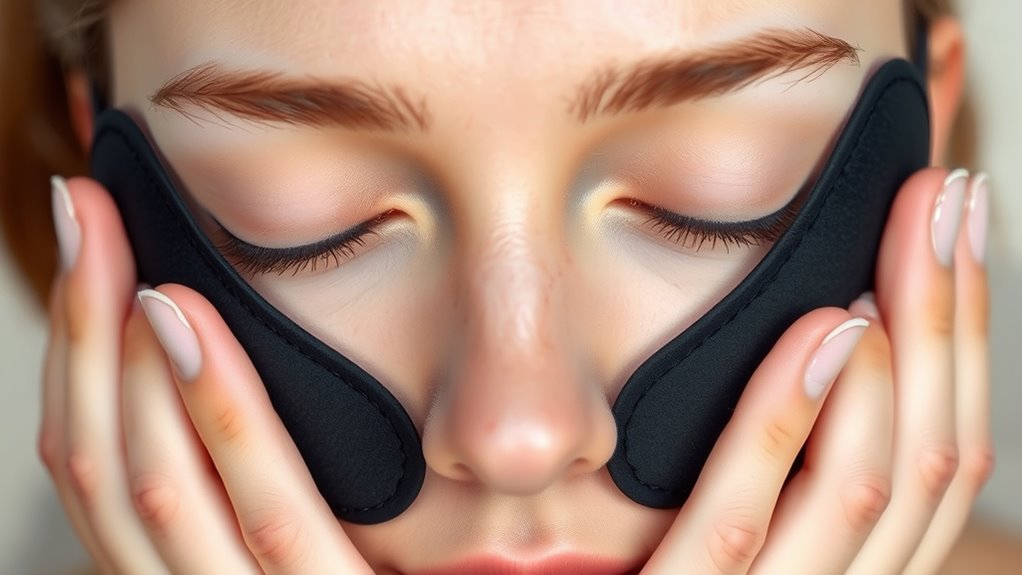 temporary cosmetic eye treatment