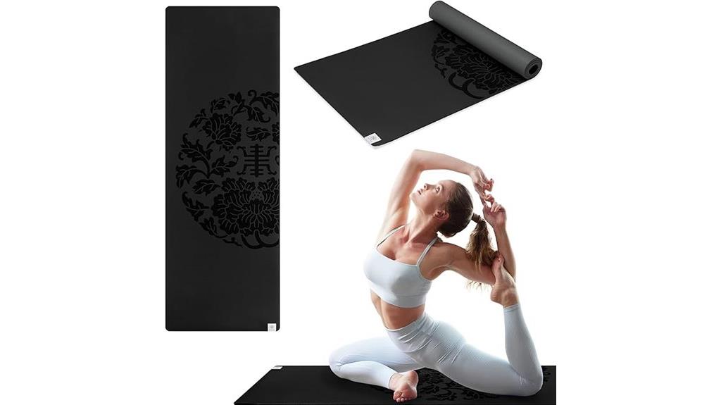 thick non slip yoga mat