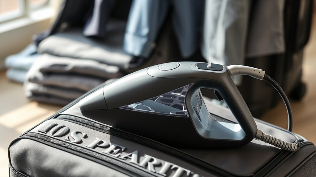 travel friendly garment steamer features