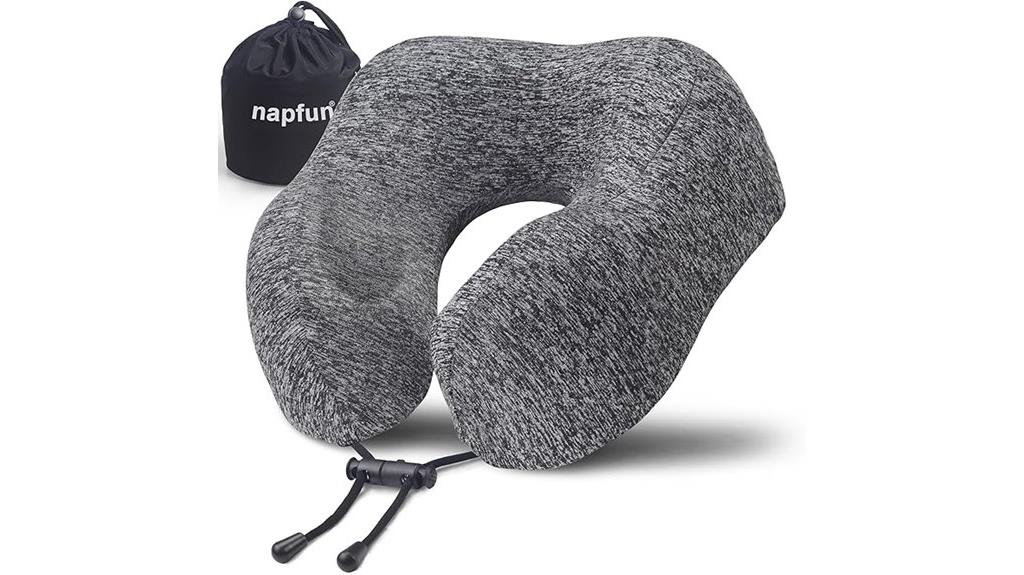 travel memory foam pillow