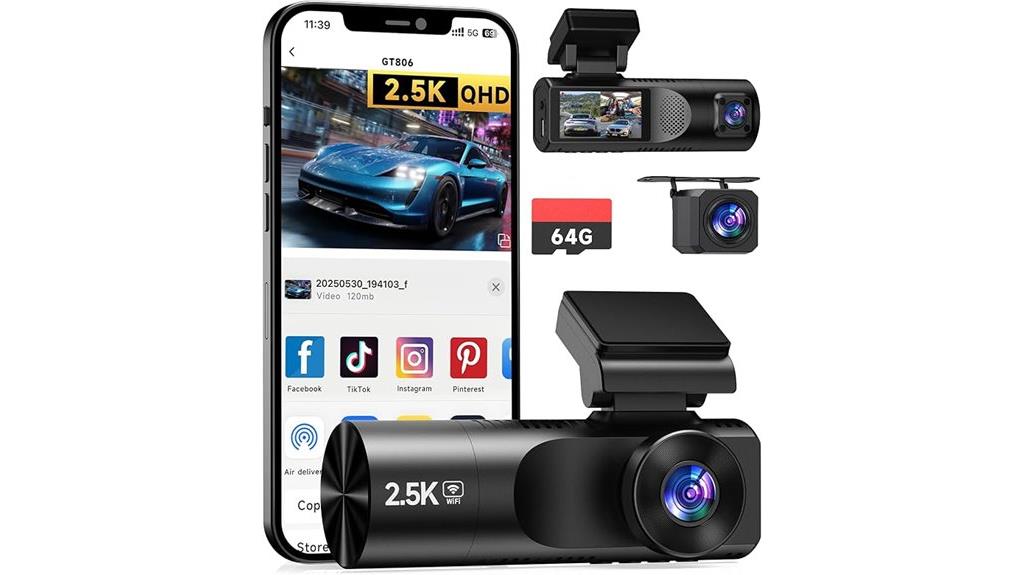 triple camera dash cam
