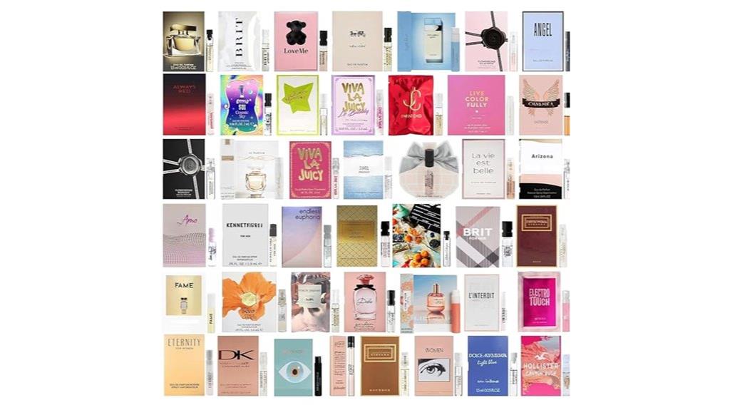 twelve vial women perfumes