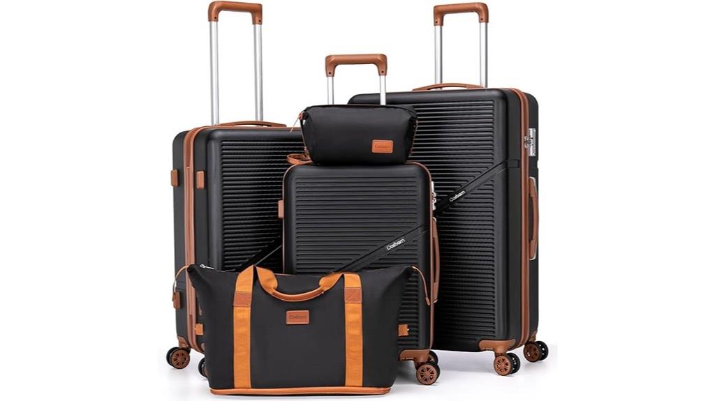unisex spinner hardshell luggage