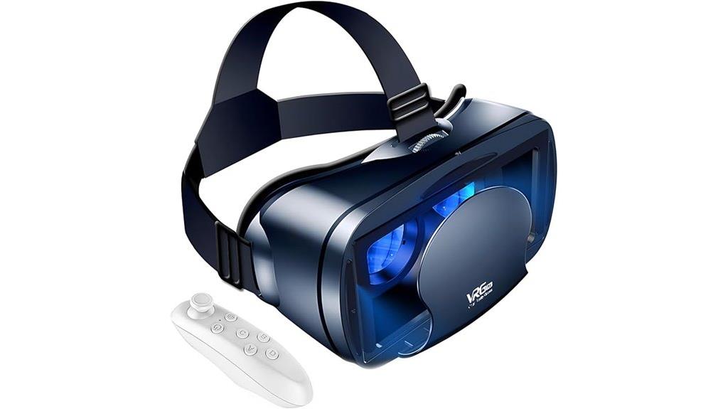 versatile vr headset with controller