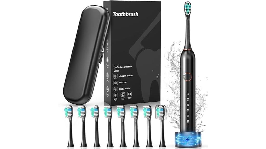 versatile waterproof electric toothbrush