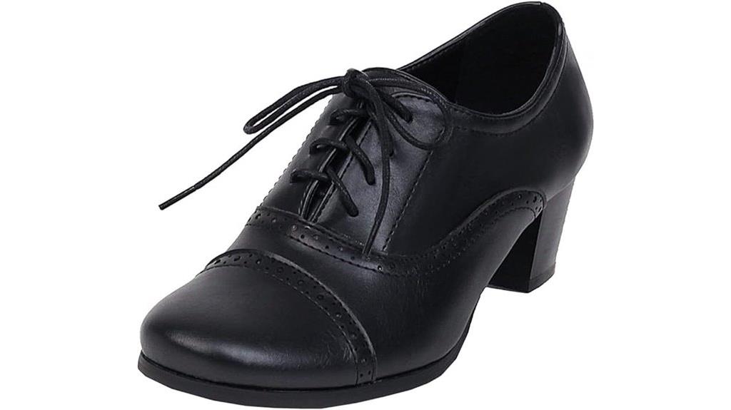 vintage chunky lace up oxfords