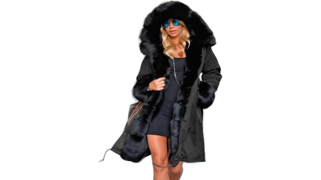 warm hooded winter coat