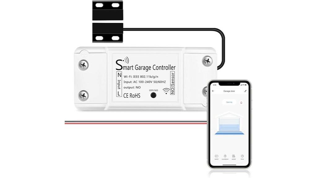 wi fi garage door remote