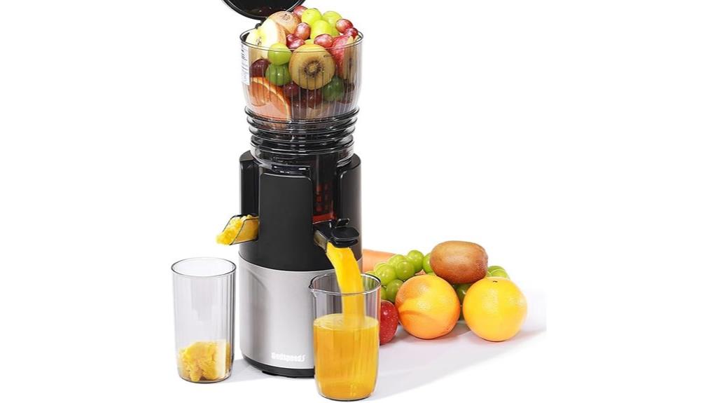 wide feed juicing system