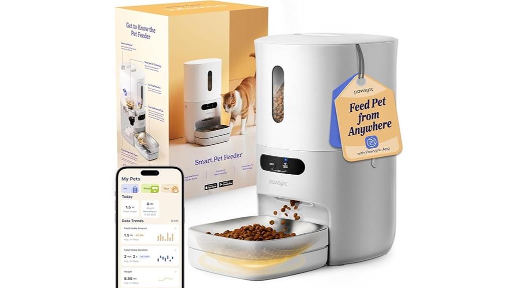 wifi enabled automatic pet feeder