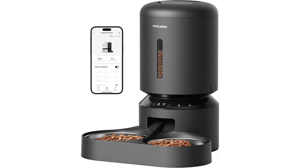 wifi enabled stainless steel feeder
