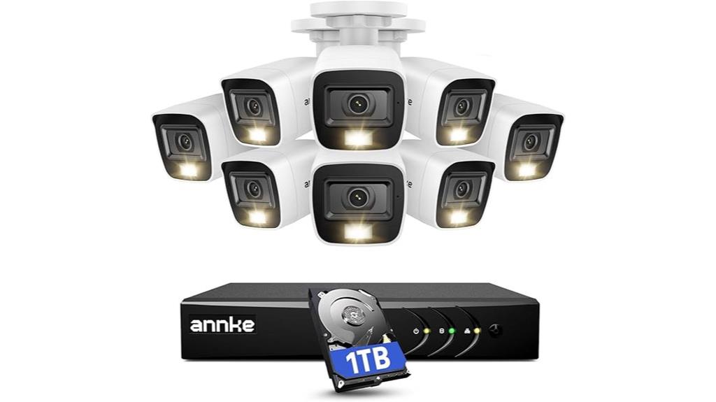 wired 8 camera security system