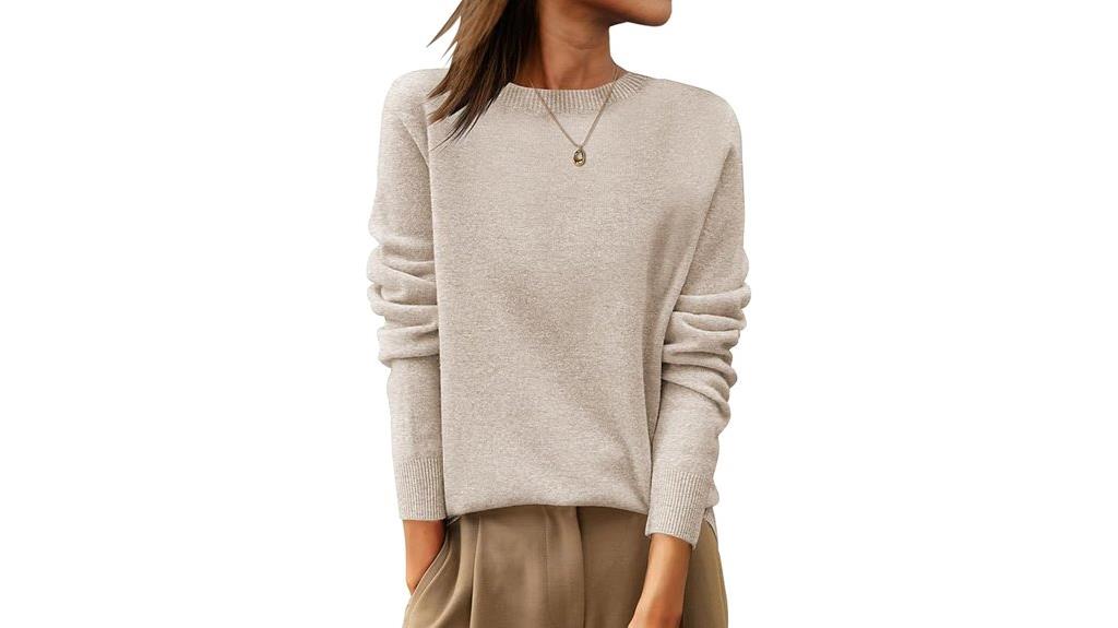 women s wool crewneck sweater