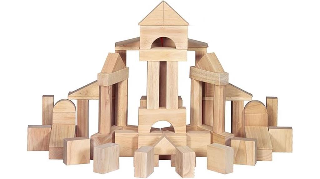 wooden building blocks set