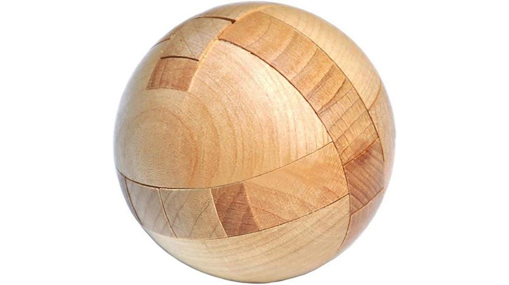 wooden puzzle ball toy