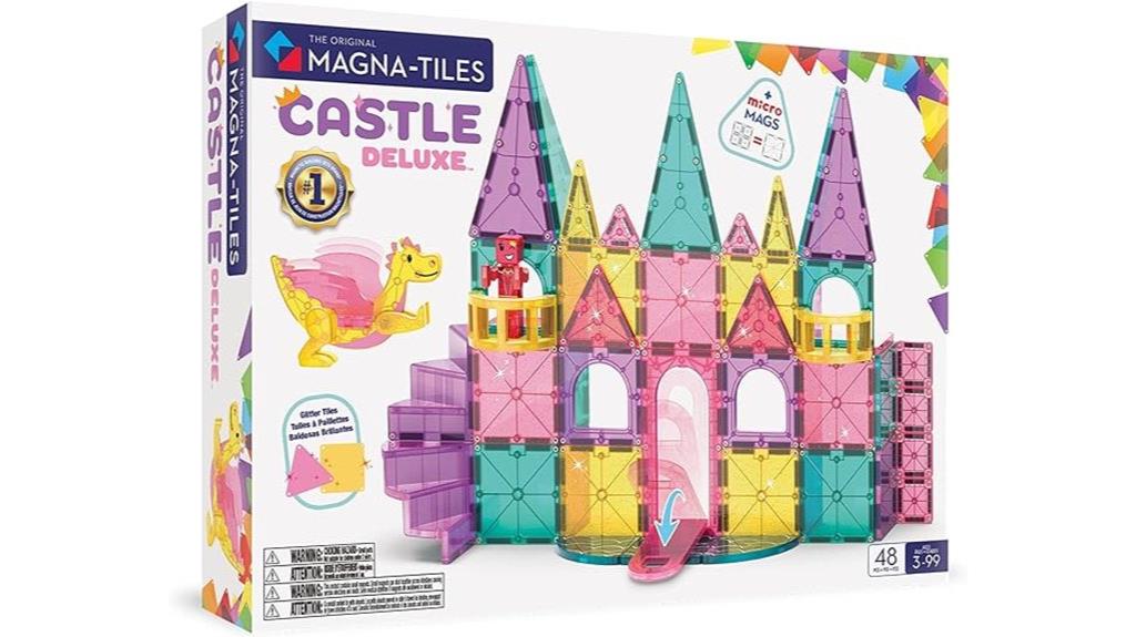 48 piece castle magnetic set
