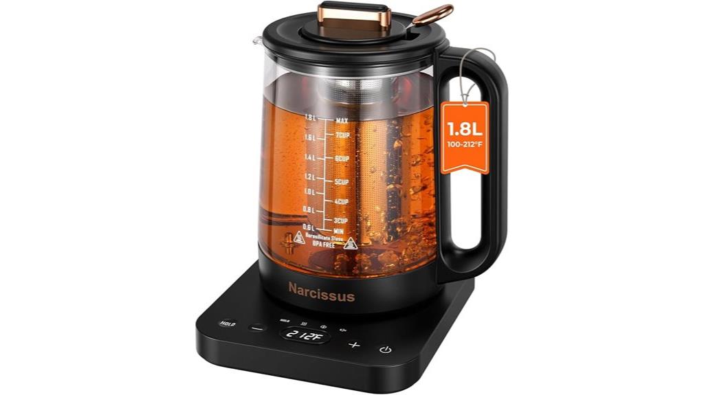 electric kettle with temp