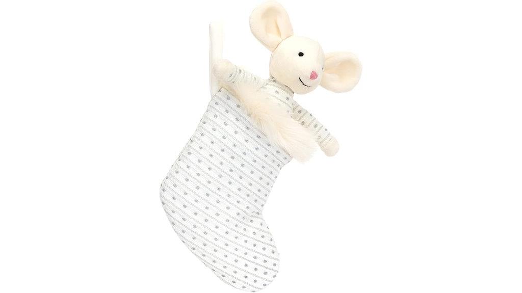 shimmering mouse stocking toy