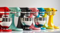 top kitchenaid mixer colors