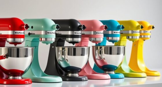top kitchenaid mixer colors