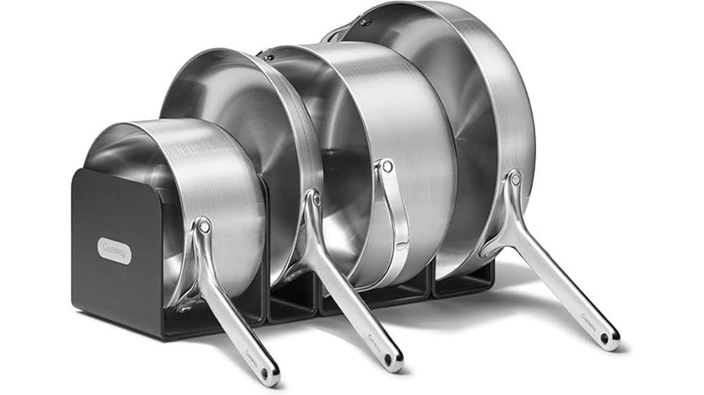 twelve piece stainless cookware set