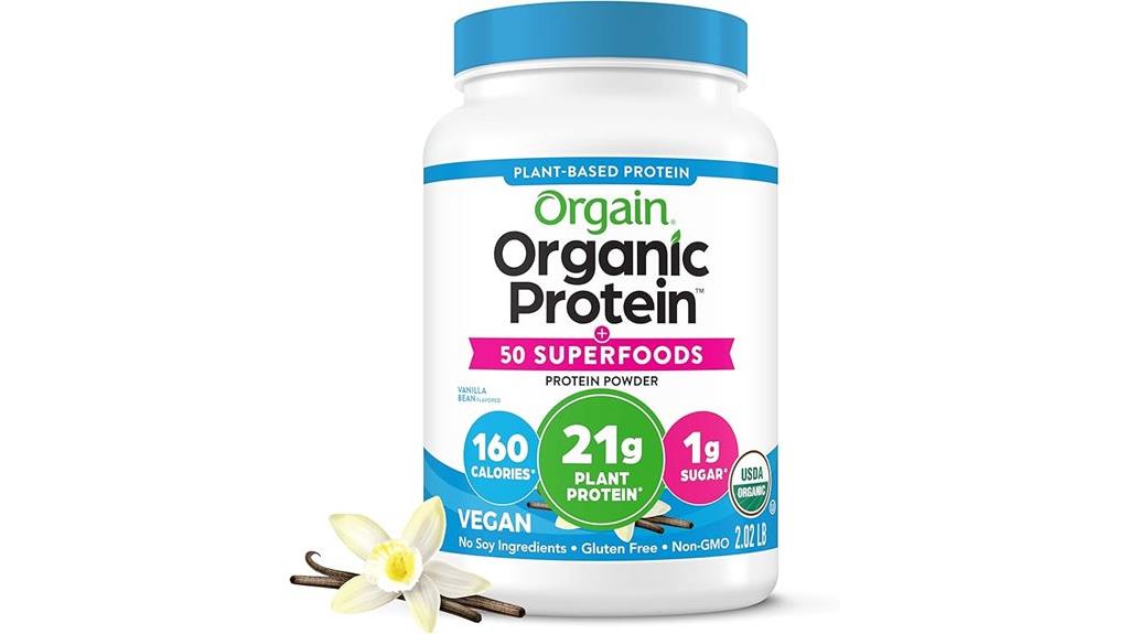 vegan protein vanilla powder