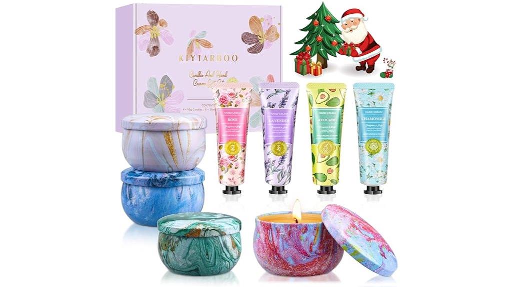 women s candle hand cream gift