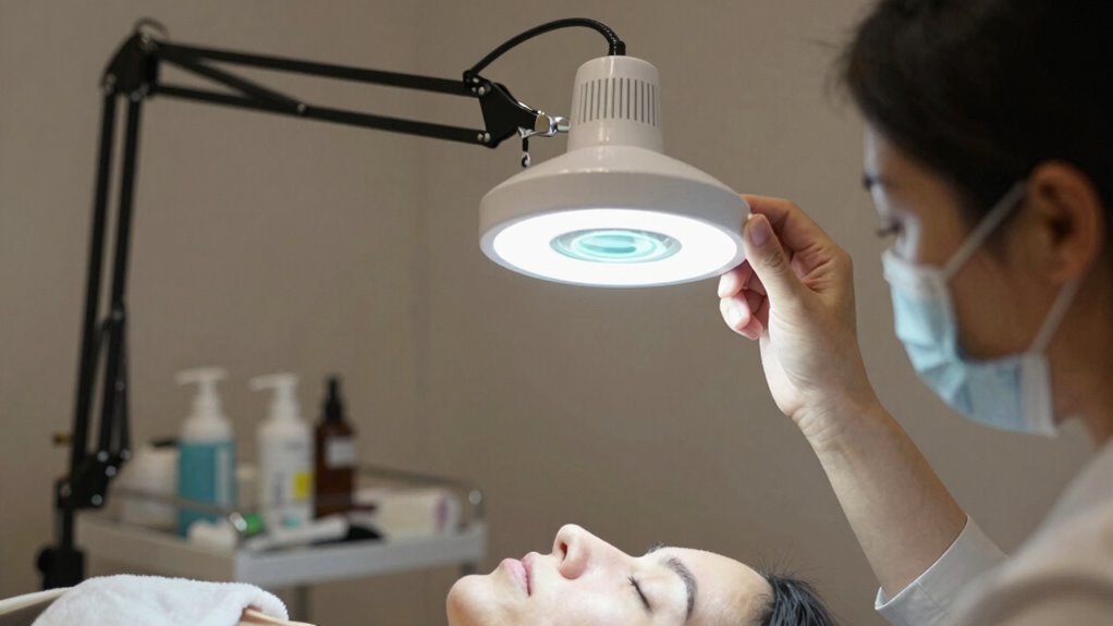adjust lamp height and position