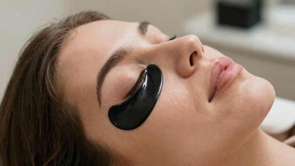 apply eye patches before makeup