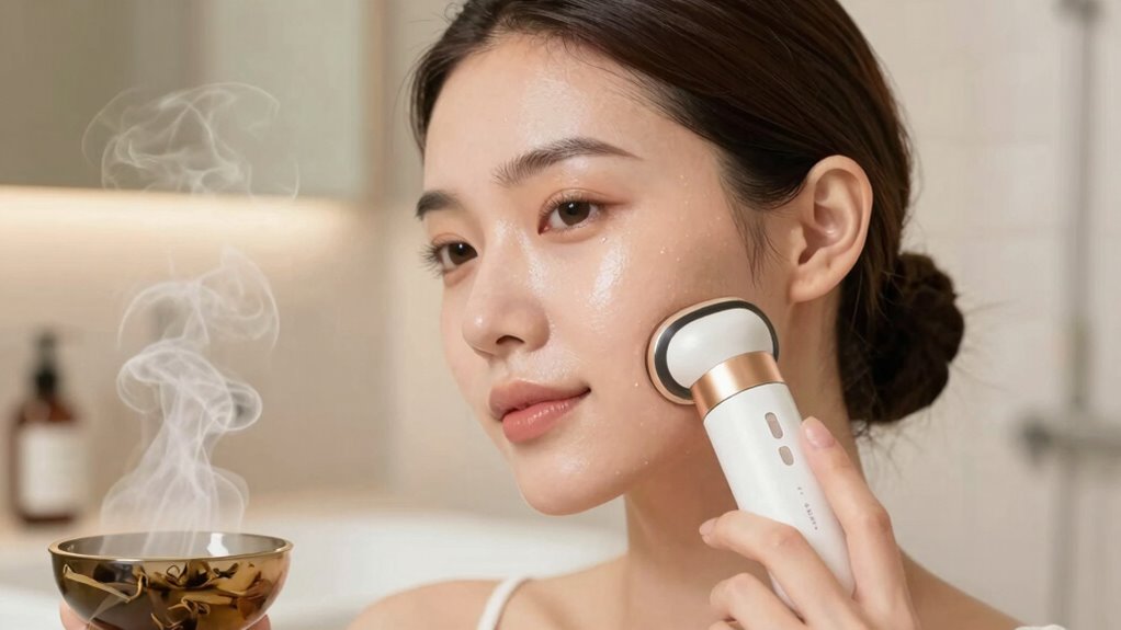 balanced skincare device usage