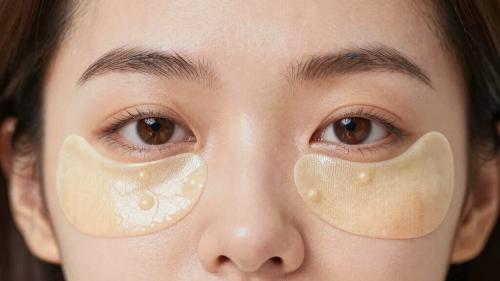 careful eye patch application